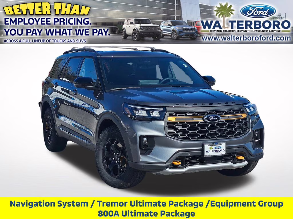 2026 Carbonized Gray Metallic Ford Explorer Tremor 4X4 SUV