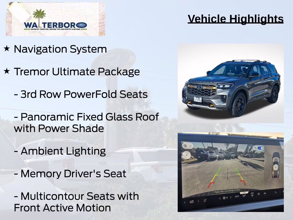 2026 Carbonized Gray Metallic Ford Explorer Tremor 4X4 SUV