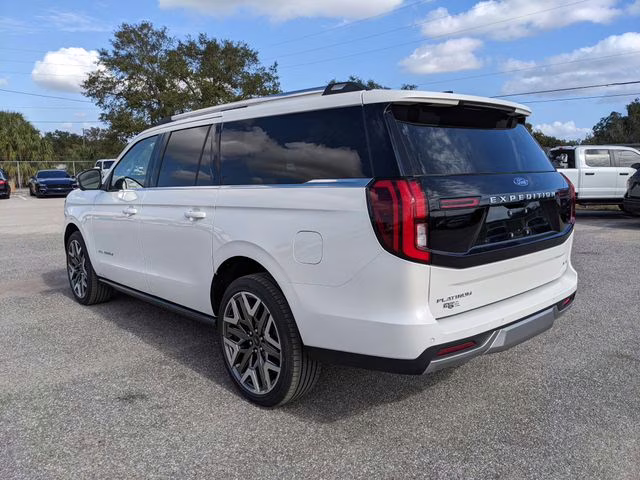 2026 Star White Metallic Tri-Coat Ford Expedition Max Platinum 4X4 SUV
