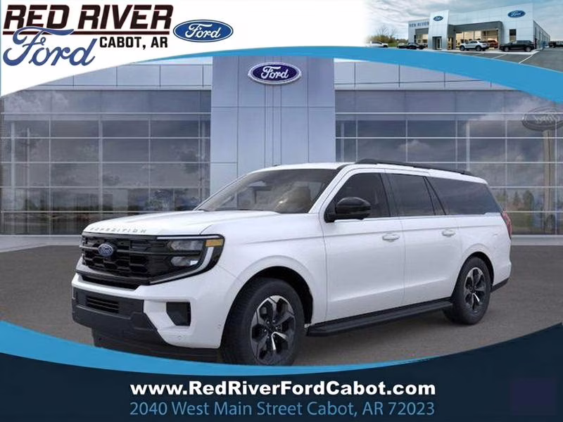 2026 Star White Metallic Tri-Coat Ford Expedition Max Active RWD SUV