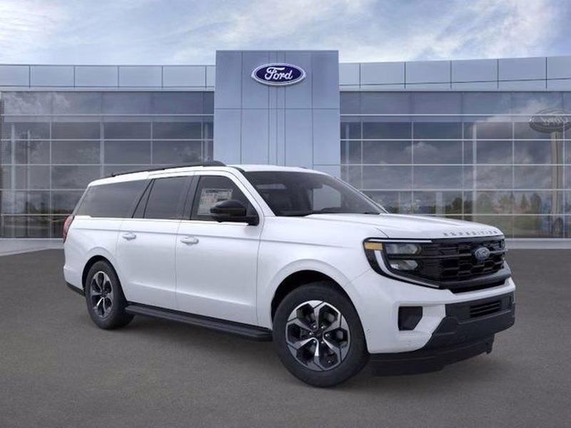 2026 Star White Metallic Tri-Coat Ford Expedition Max Active RWD SUV