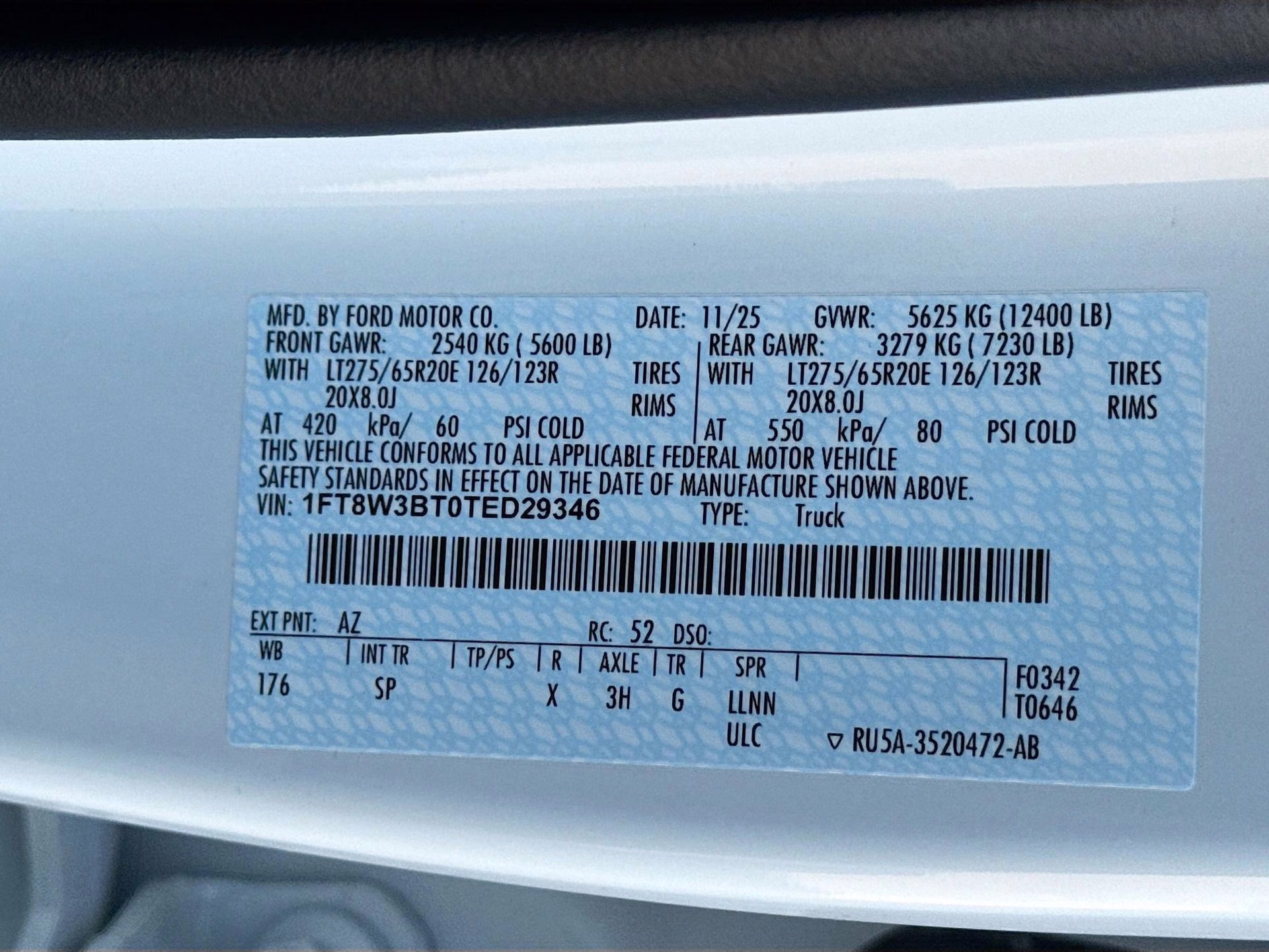 2026 Star White Metallic Tri-Coat Ford Super Duty F-350 SRW King Ranch 4X4 Truck