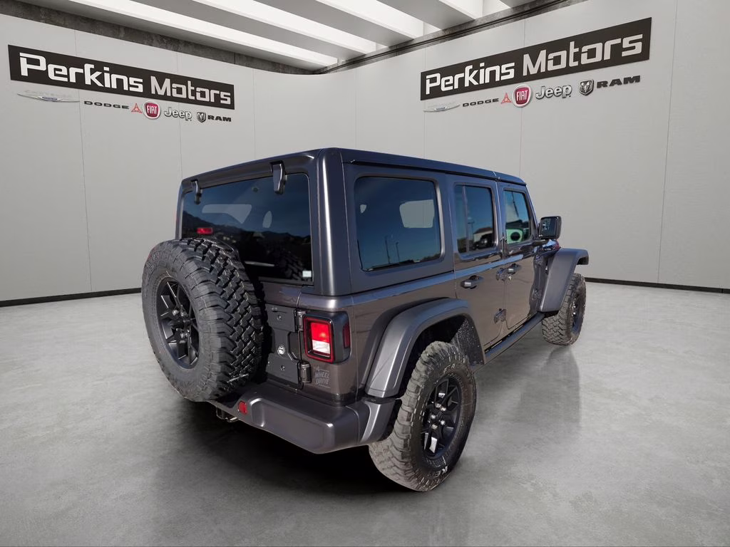 2026 granite crystal metallic clearcoat Jeep Wrangler Willys 4X4 SUV