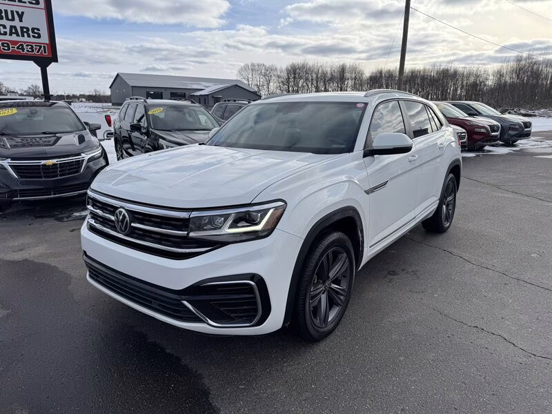 2021 Oryx White Pearl Volkswagen Atlas Cross Sport V6 SE R-Line FWD SUV