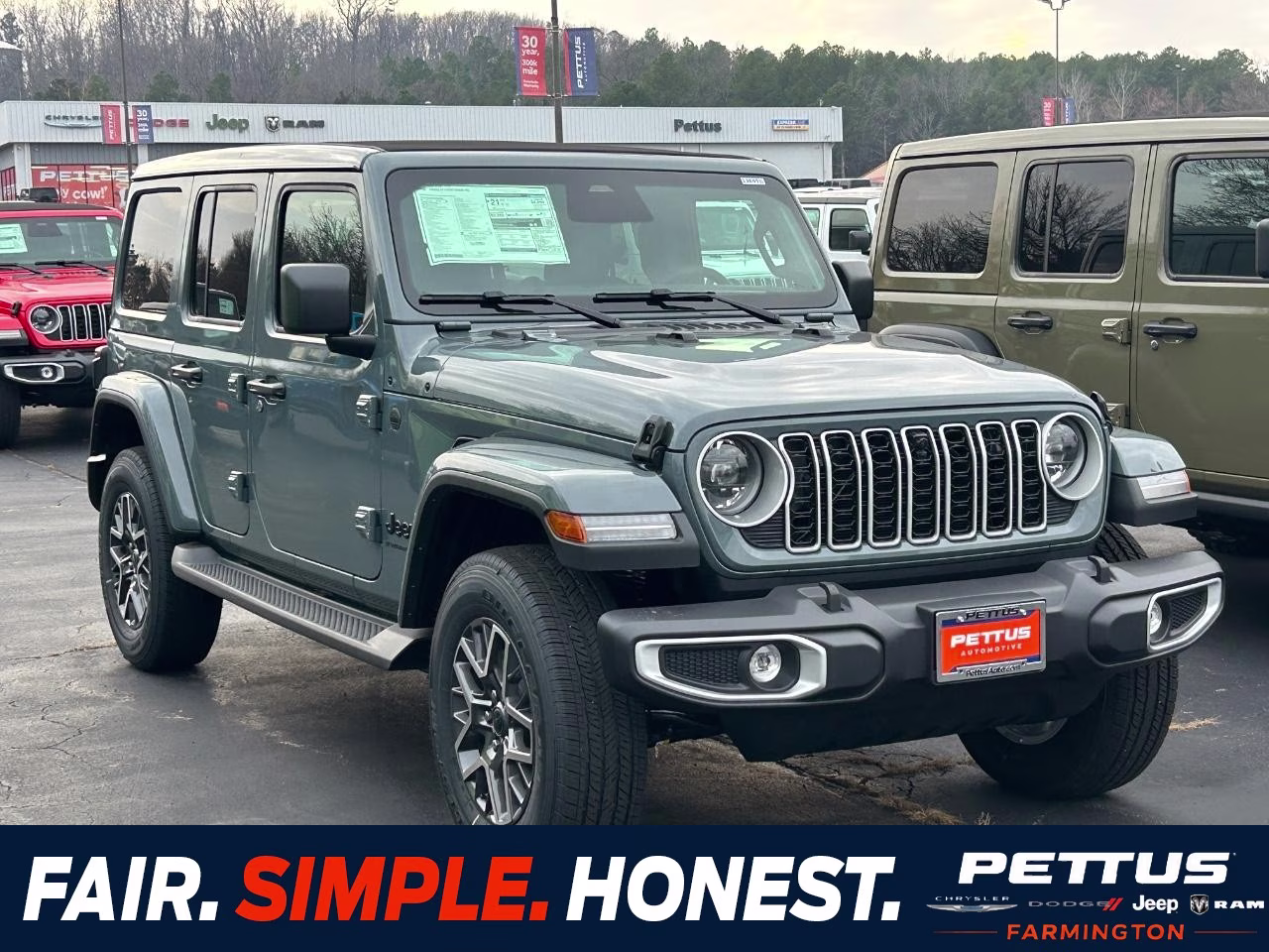 2026 Anvil Clearcoat Jeep Wrangler Sahara 4X4 SUV