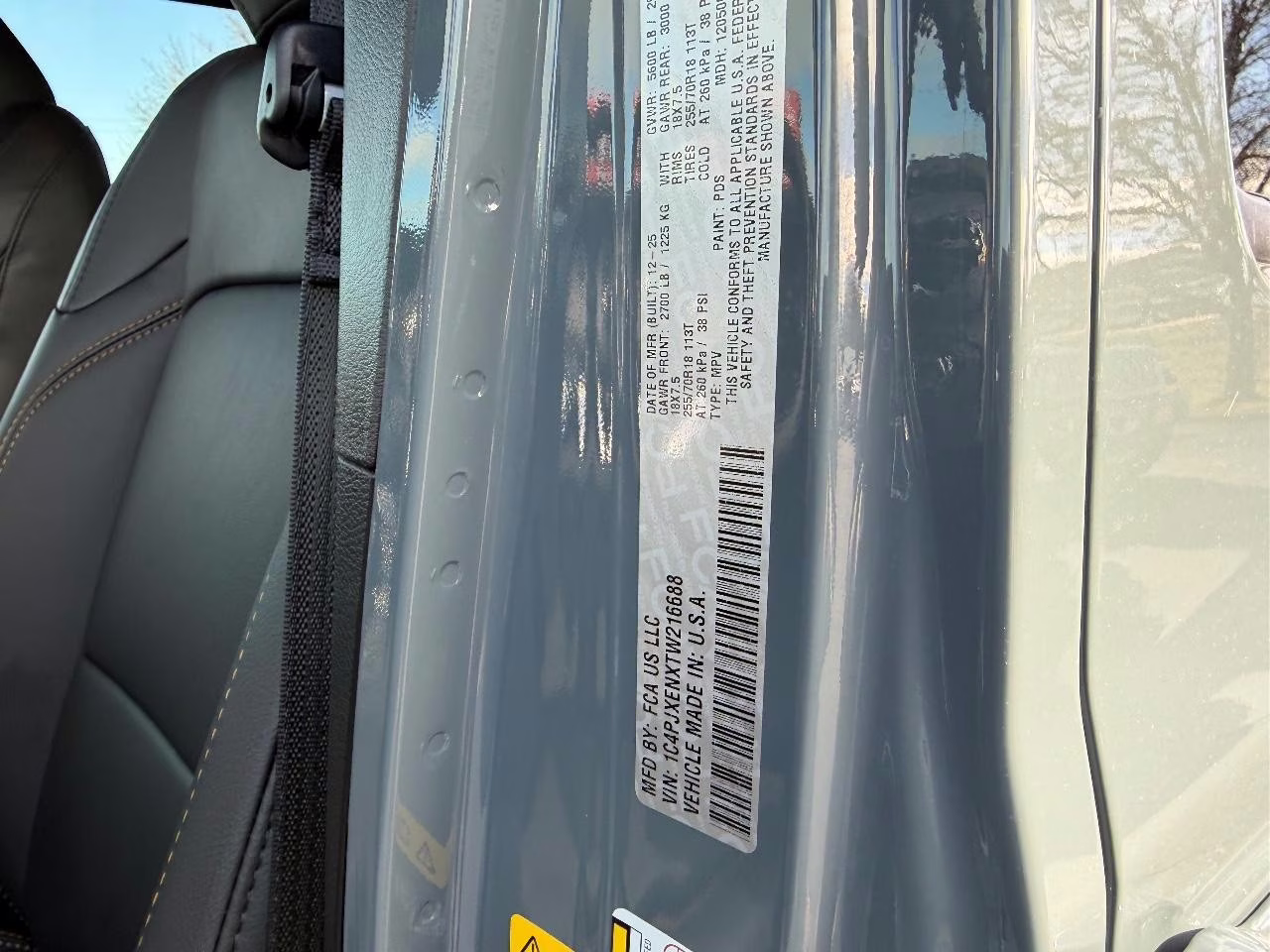 2026 Anvil Clearcoat Jeep Wrangler Sahara 4X4 SUV