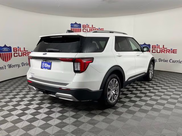 2026 White Metallic Ford Explorer Platinum RWD SUV