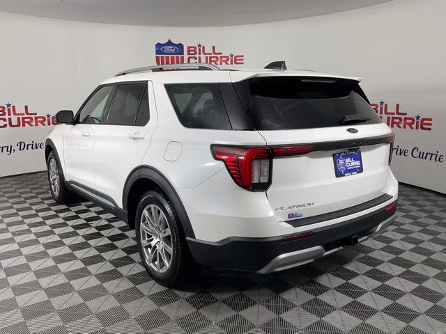 2026 White Metallic Ford Explorer Platinum RWD SUV