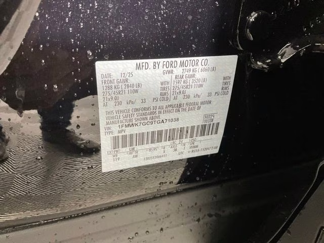 2026 Black Metallic Ford Explorer ST RWD SUV