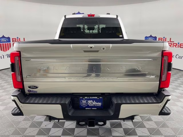 2026 White Metallic Ford Super Duty F-350 SRW Platinum 4X4 Truck
