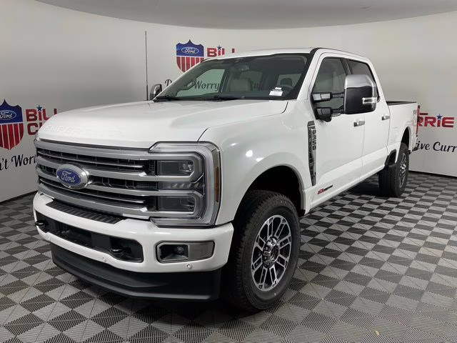 2026 White Metallic Ford Super Duty F-350 SRW Platinum 4X4 Truck