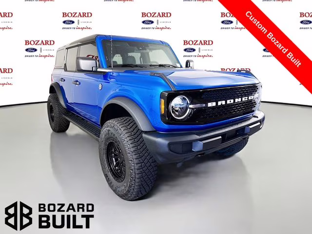 2025 Velocity Blue Metallic Ford Bronco Big Bend Bozard Built 4X4 SUV