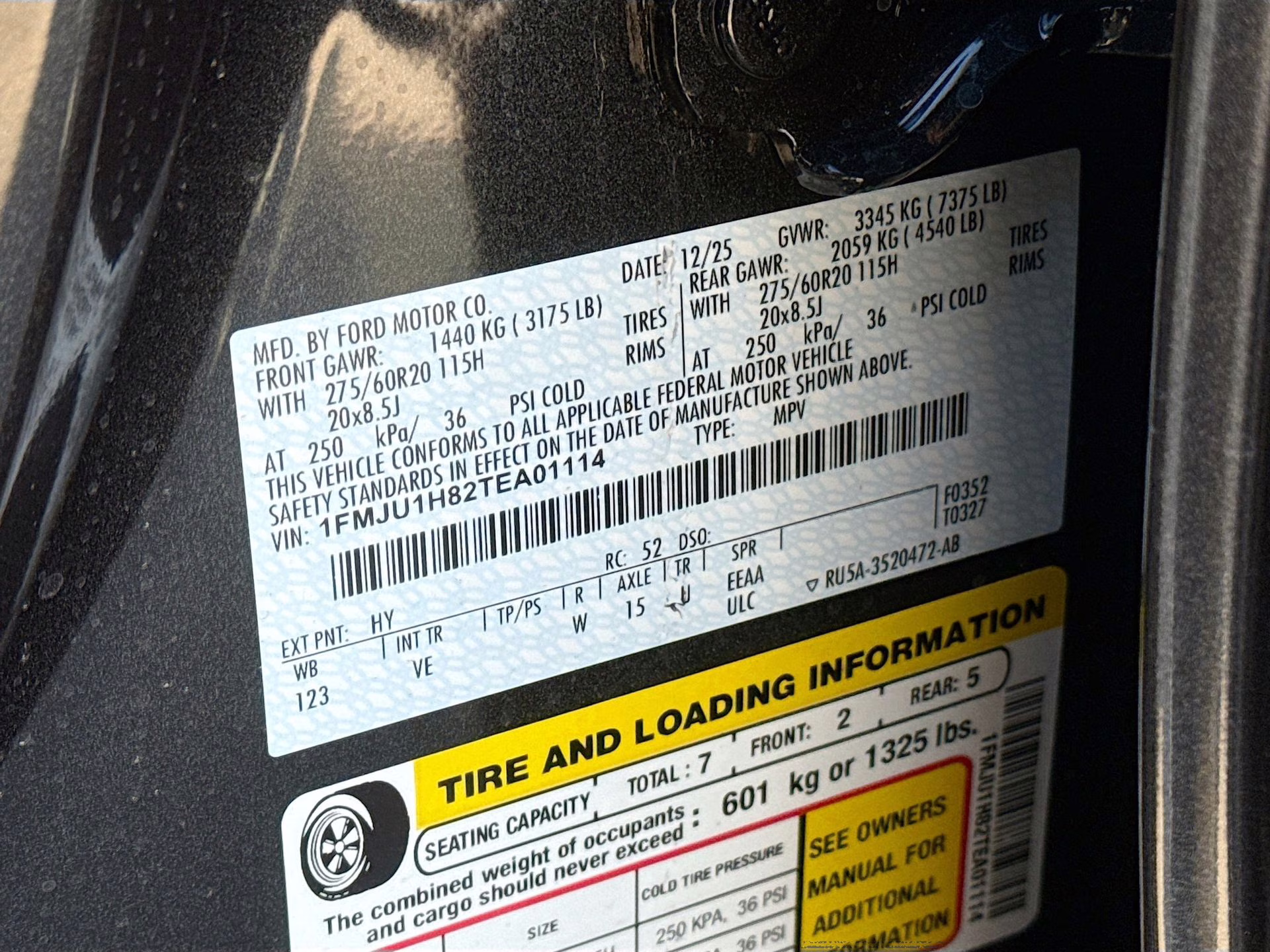 2026 Dark Matter Gray Metallic Ford Expedition Active RWD SUV