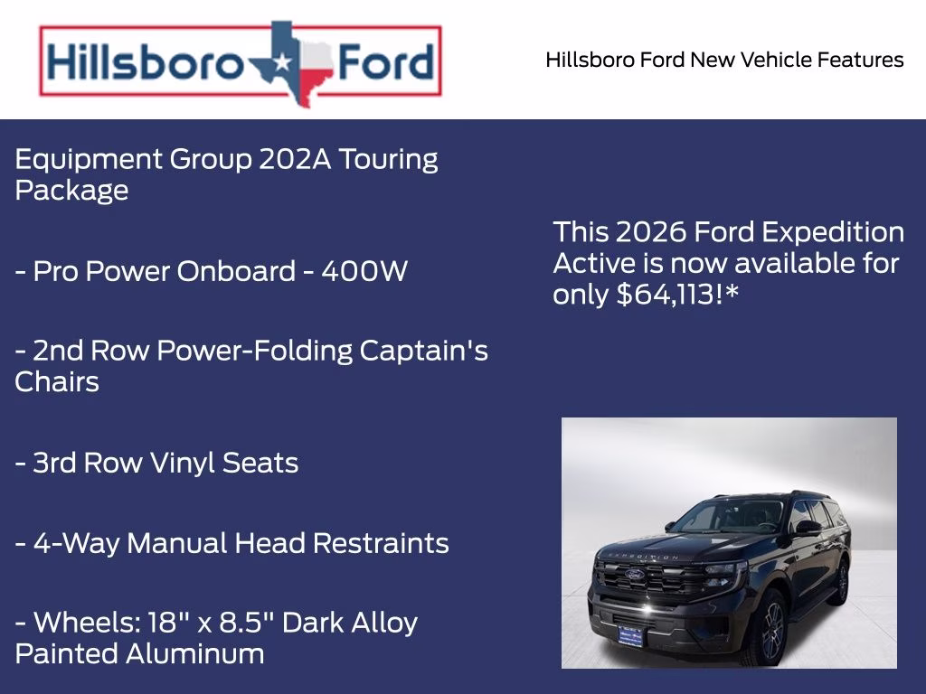 2026 Dark Matter Gray Metallic Ford Expedition Active RWD SUV