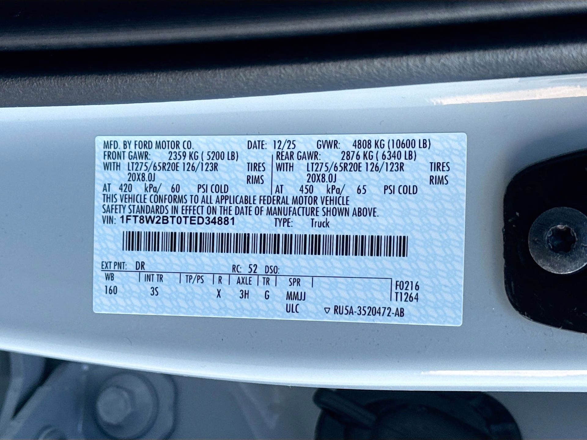 2026 Avalanche Ford Super Duty F-250 SRW XLT 4X4 Truck