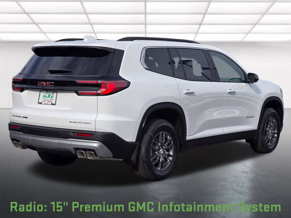 2026 Summit White GMC Acadia Elevation AWD SUV