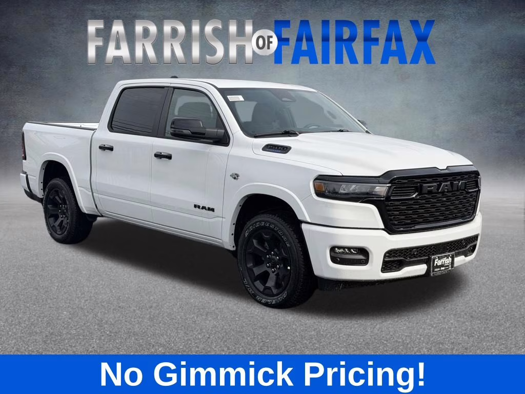 2026 Bright White Clearcoat Ram 1500 Big Horn/Lone Star 4X4 Truck