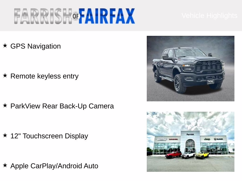 2026 Forged Blue Metallic Ram 2500 Tradesman 4X4 Truck