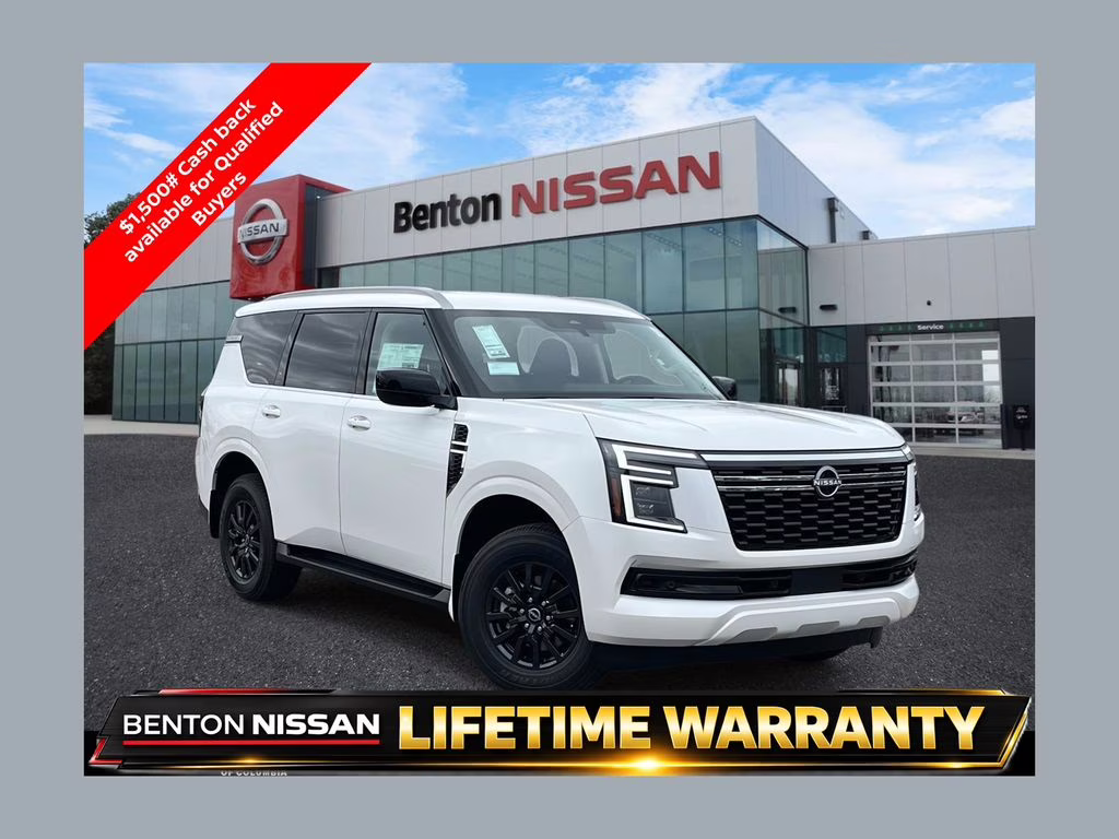 2026 Aspen White Tricoat Nissan Armada SV 4X4 SUV