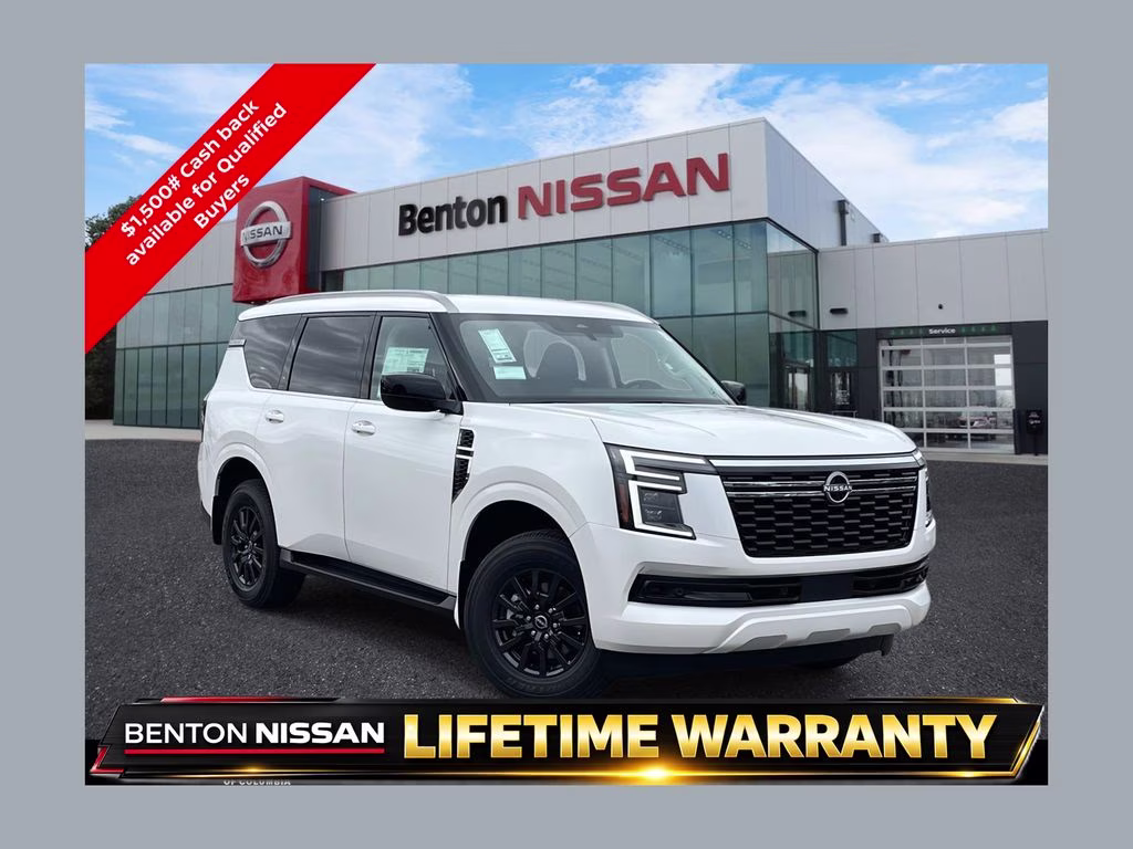 2026 Aspen White Tricoat Nissan Armada SV 4X4 SUV