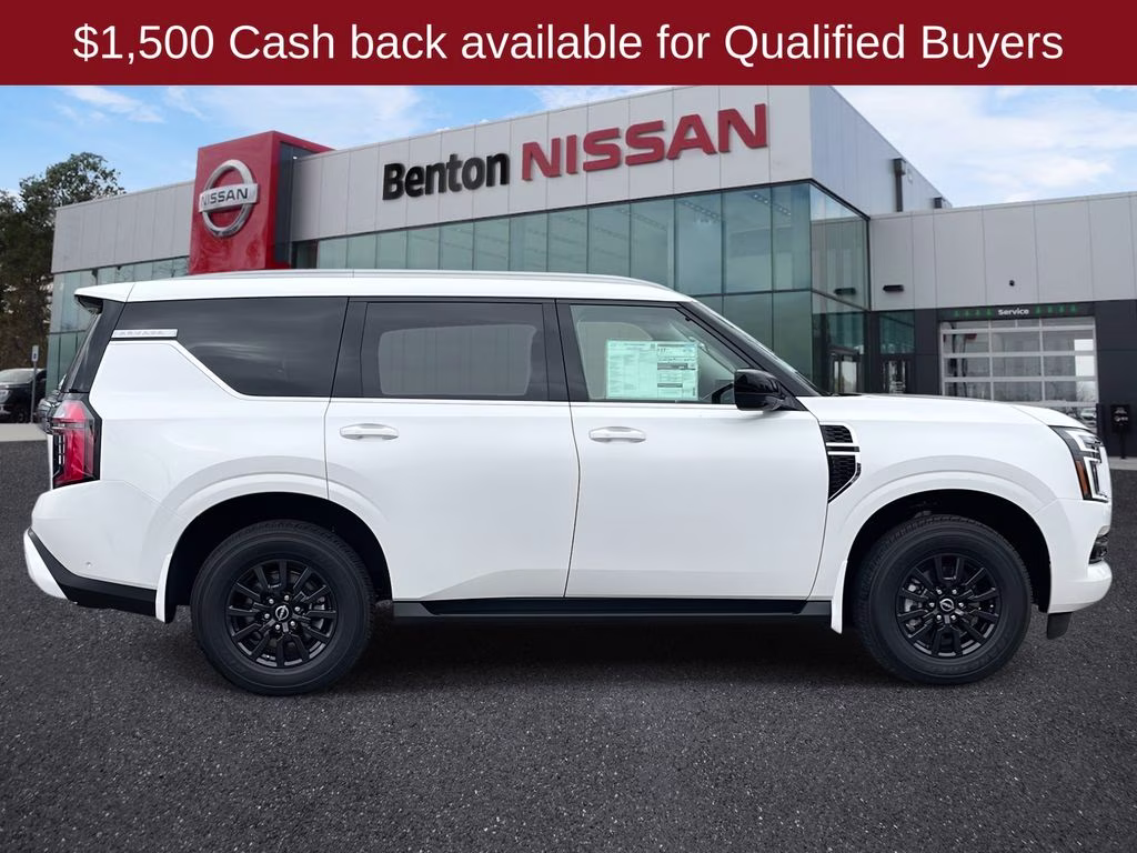 2026 Aspen White Tricoat Nissan Armada SV 4X4 SUV