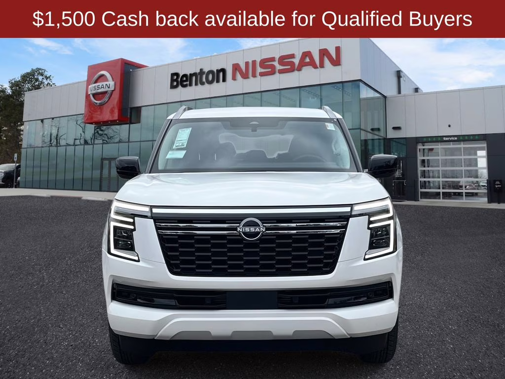 2026 Aspen White Tricoat Nissan Armada SV 4X4 SUV