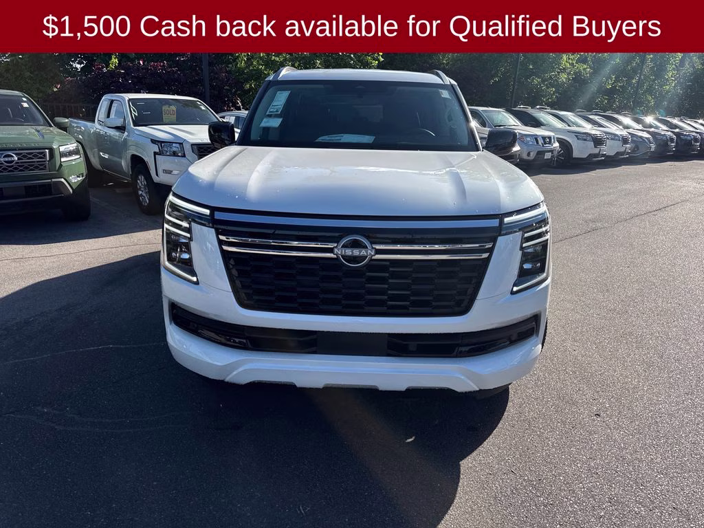 2026 Aspen White Tricoat Nissan Armada SV 4X4 SUV