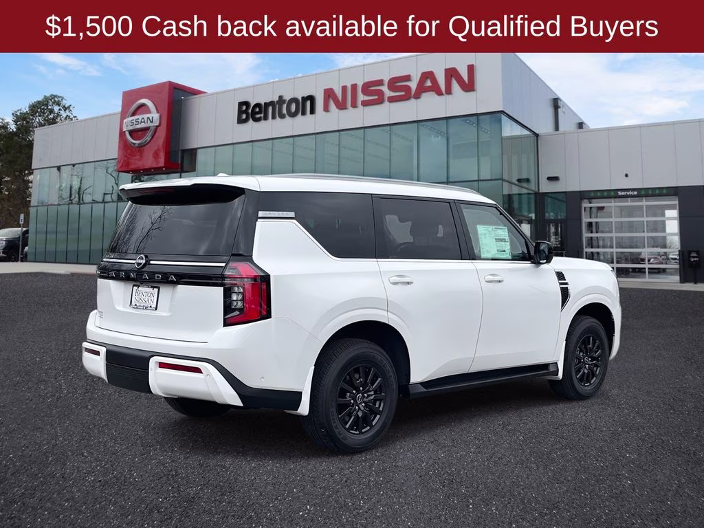 2026 Aspen White Tricoat Nissan Armada SV 4X4 SUV
