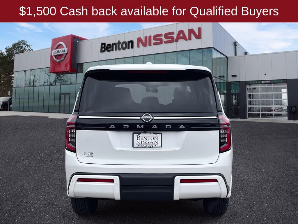 2026 Aspen White Tricoat Nissan Armada SV 4X4 SUV