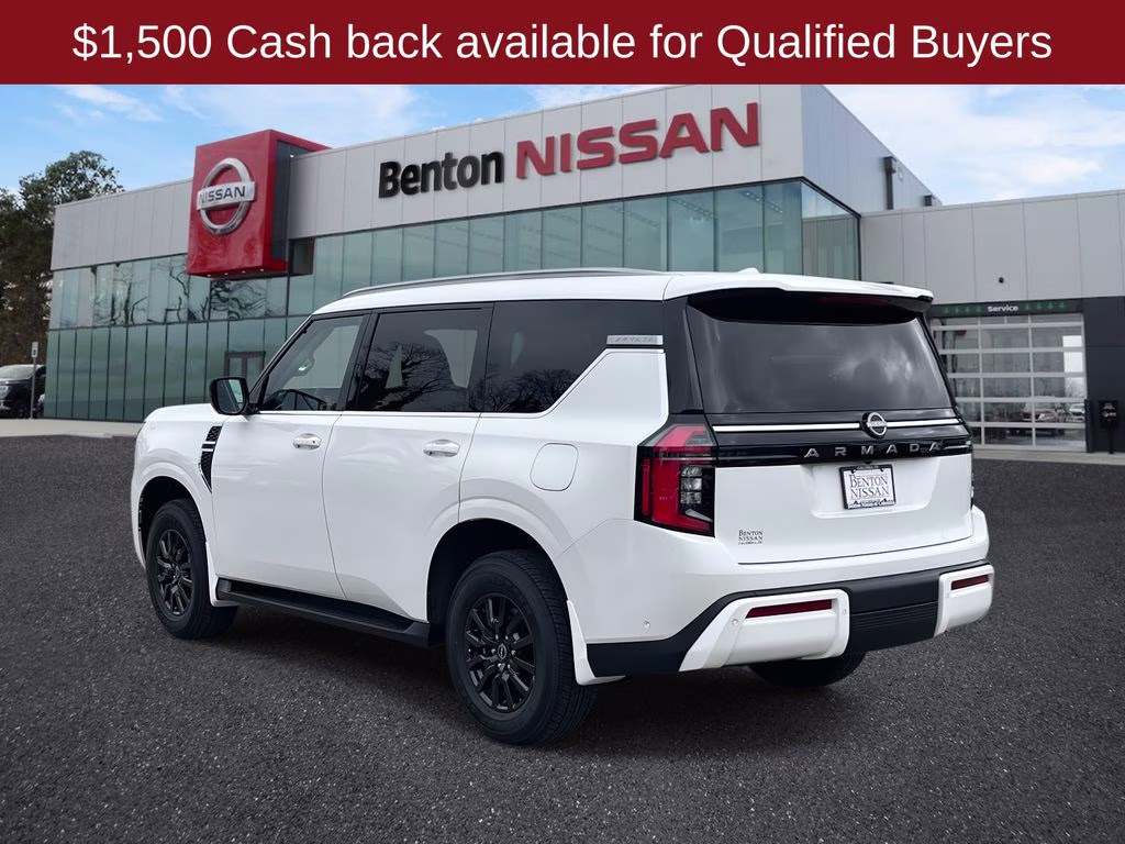 2026 Aspen White Tricoat Nissan Armada SV 4X4 SUV