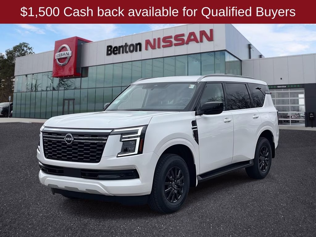 2026 Aspen White Tricoat Nissan Armada SV 4X4 SUV