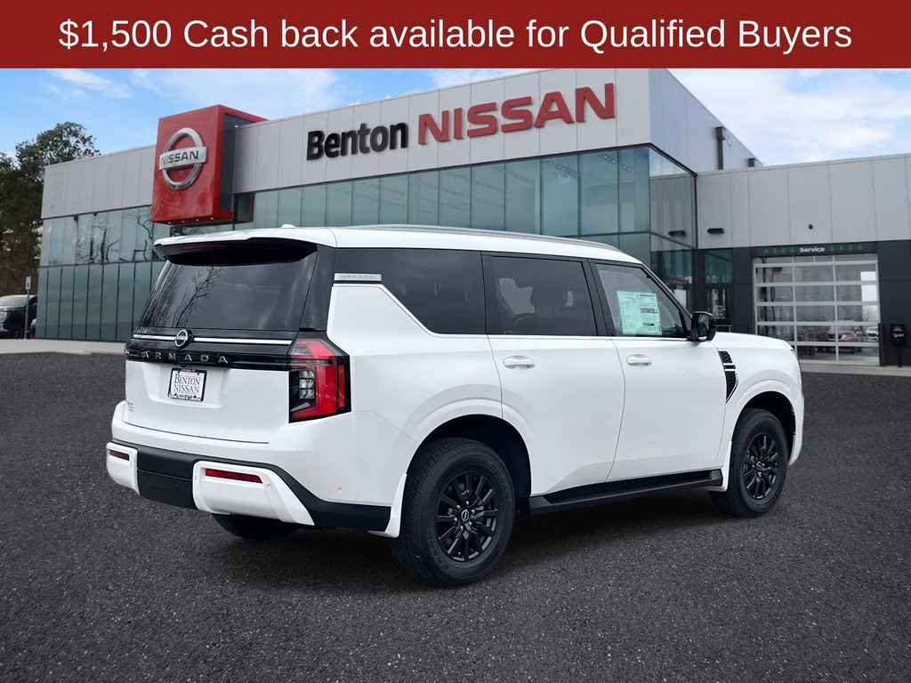 2026 Aspen White Tricoat Nissan Armada SV 4X4 SUV