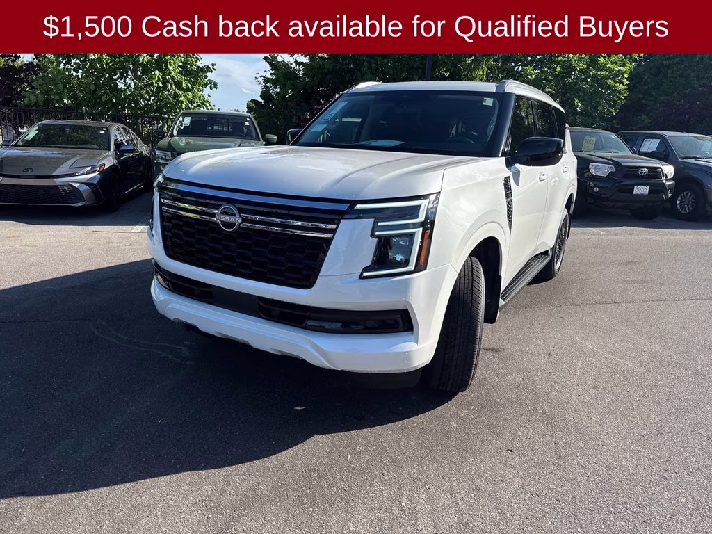 2026 Aspen White Tricoat Nissan Armada SV 4X4 SUV