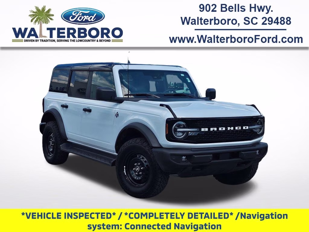 2026 Oxford White Ford Bronco Outer Banks 4X4 SUV