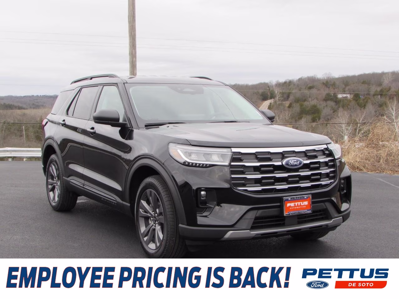 2026 Agate Black Metallic Ford Explorer Active 4X4 SUV