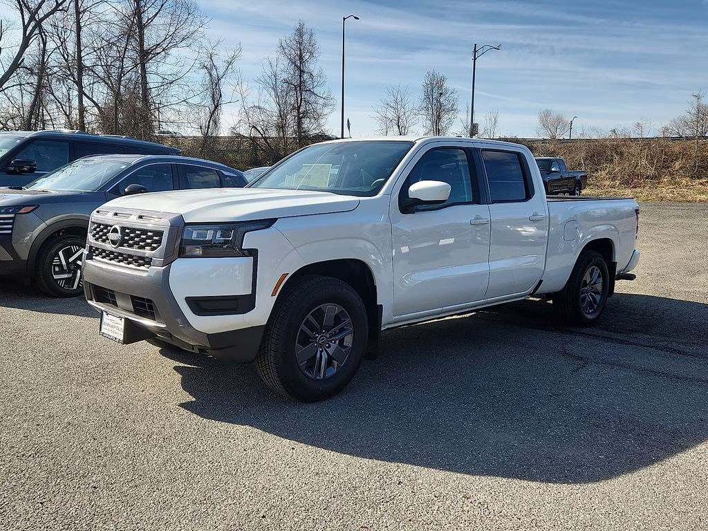 2026 Glacier White Nissan Frontier SV RWD Truck