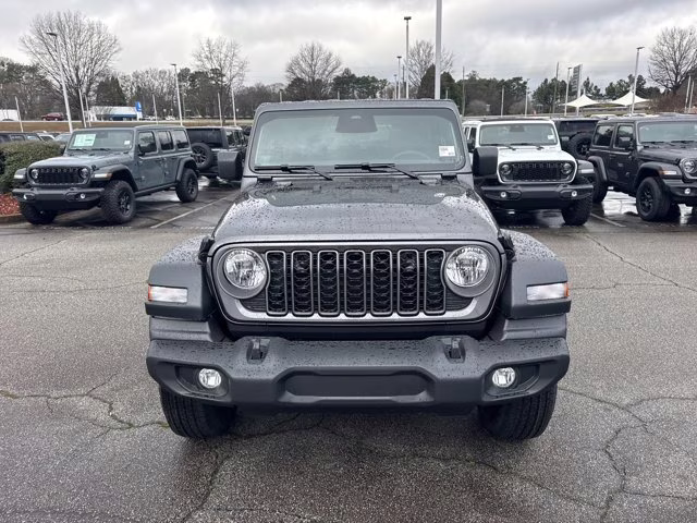 2026 Granite Crystal Metallic Clearcoat Jeep Wrangler Sport S 4X4 Convertible