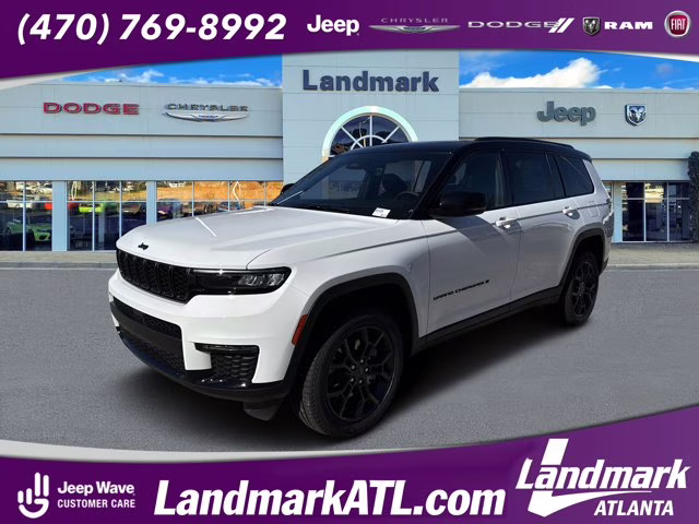 2025 Bright White Clearcoat Jeep Grand Cherokee L Limited 4X4 SUV