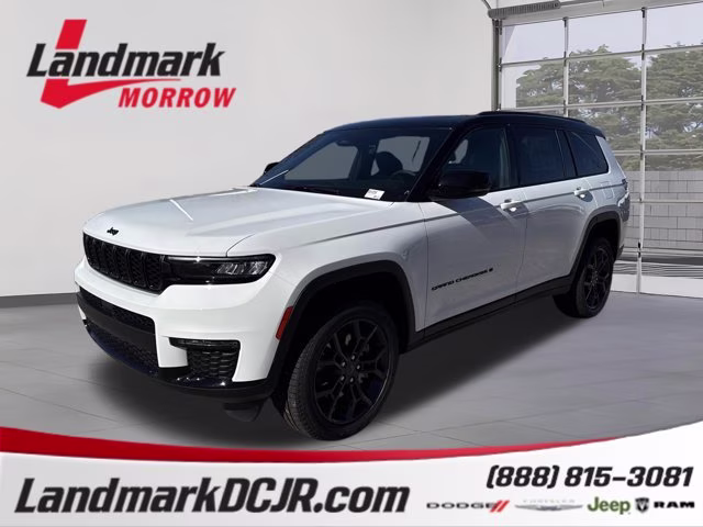 2025 Bright White Clearcoat Jeep Grand Cherokee L Limited 4X4 SUV
