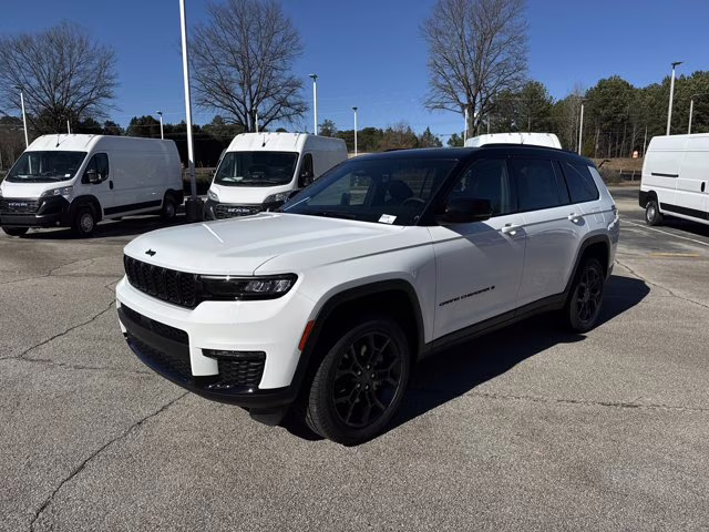 2025 Bright White Clearcoat Jeep Grand Cherokee L Limited 4X4 SUV