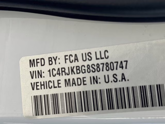 2025 Bright White Clearcoat Jeep Grand Cherokee L Limited 4X4 SUV