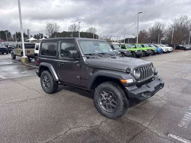 2026 Granite Crystal Metallic Clearcoat Jeep Wrangler Sport S 4X4 Convertible