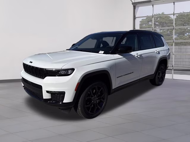 2025 Bright White Clearcoat Jeep Grand Cherokee L Limited 4X4 SUV