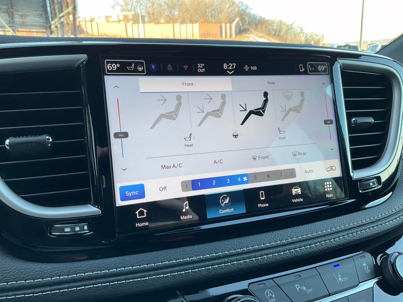 2026 Bright White Clearcoat Chrysler Pacifica Select AWD Van