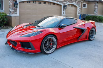 2021 Torch Red Chevrolet Corvette 3LT C8RR Carbon Fiber Widebody RWD Coupe