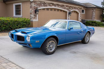 1973 Regatta Blue Pontiac Formula 400 Firebird RWD Coupe