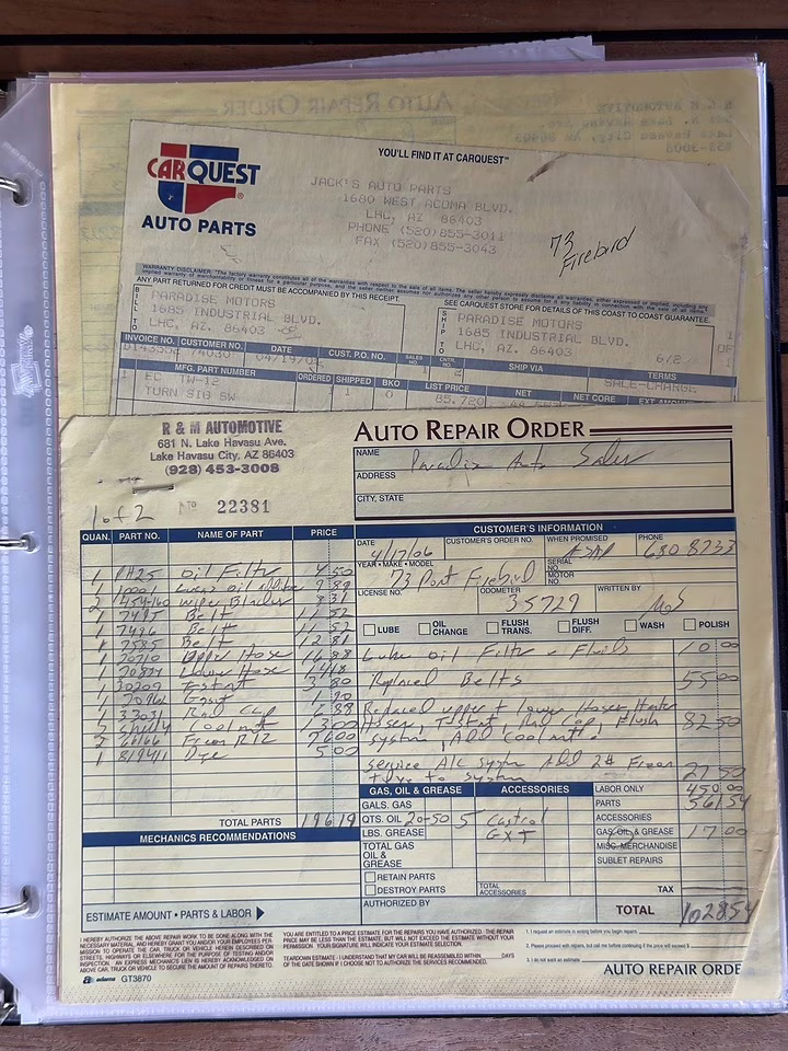 1973 Regatta Blue Pontiac Formula 400 Firebird RWD Coupe