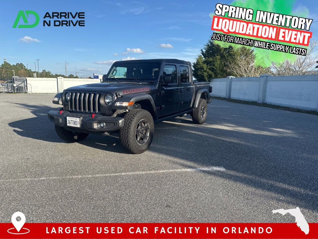 2022 Sting-Gray Clearcoat Jeep Gladiator Rubicon 4X4 Truck