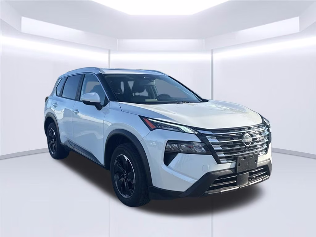 2025 Glacier White Nissan Rogue SV AWD SUV