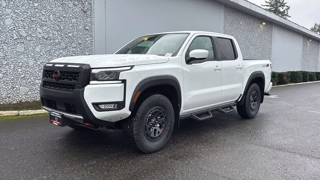 2026 Glacier White Nissan Frontier PRO-4X 4X4 Truck